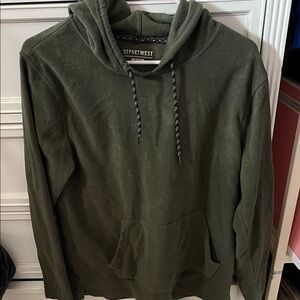 Departwest Olive Green Hoodie for Men